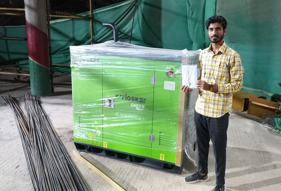 Revamp Power Solutions - Latest update - 35KVA Kirloskar Green DG Set installed At Bangalore