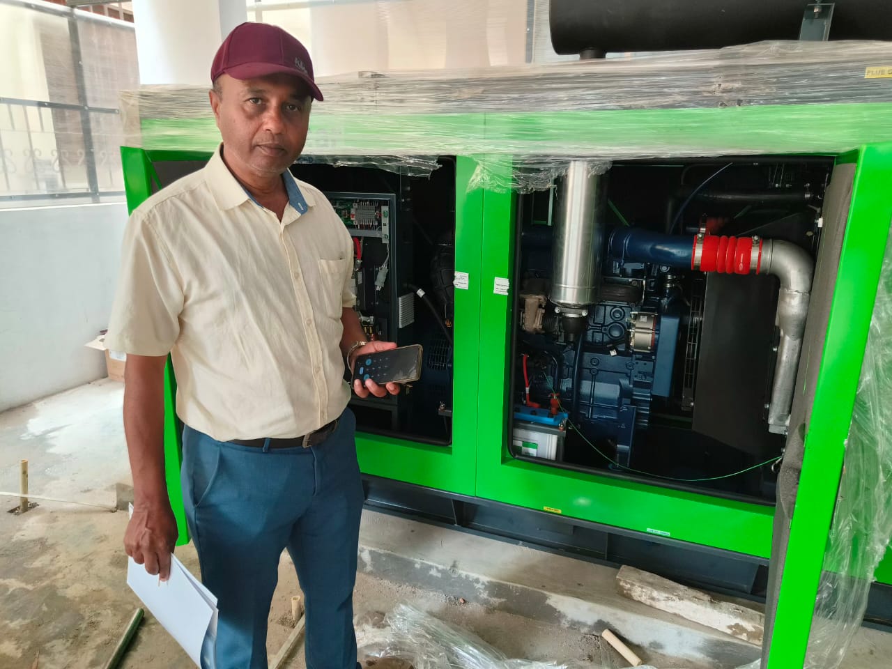 Revamp Power Solutions - Latest update - 82.5KVA Kirloskar Green DG Set installed at Basavanagudi Bangalore.