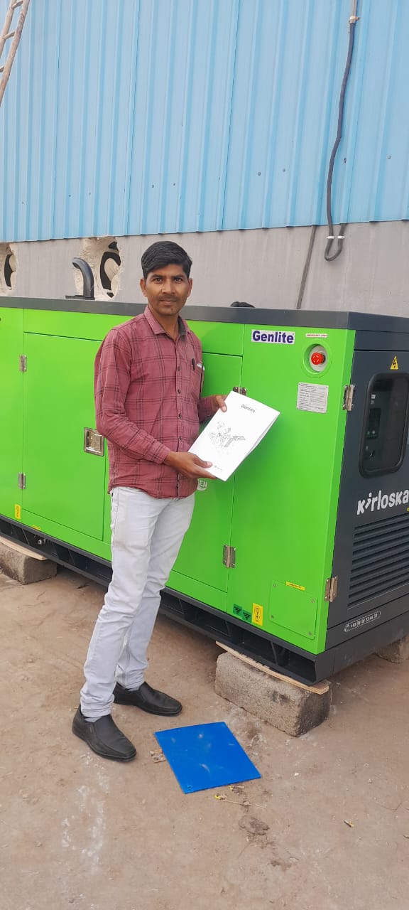 Revamp Power Solutions - Latest update - 35KVA Kirloskar Green DG Set installed at Bidarahalli , Bangalore