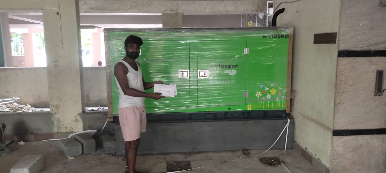 Revamp Power Solutions - Latest update - 25KVA DG Set installed at Bellandur , Bangalore