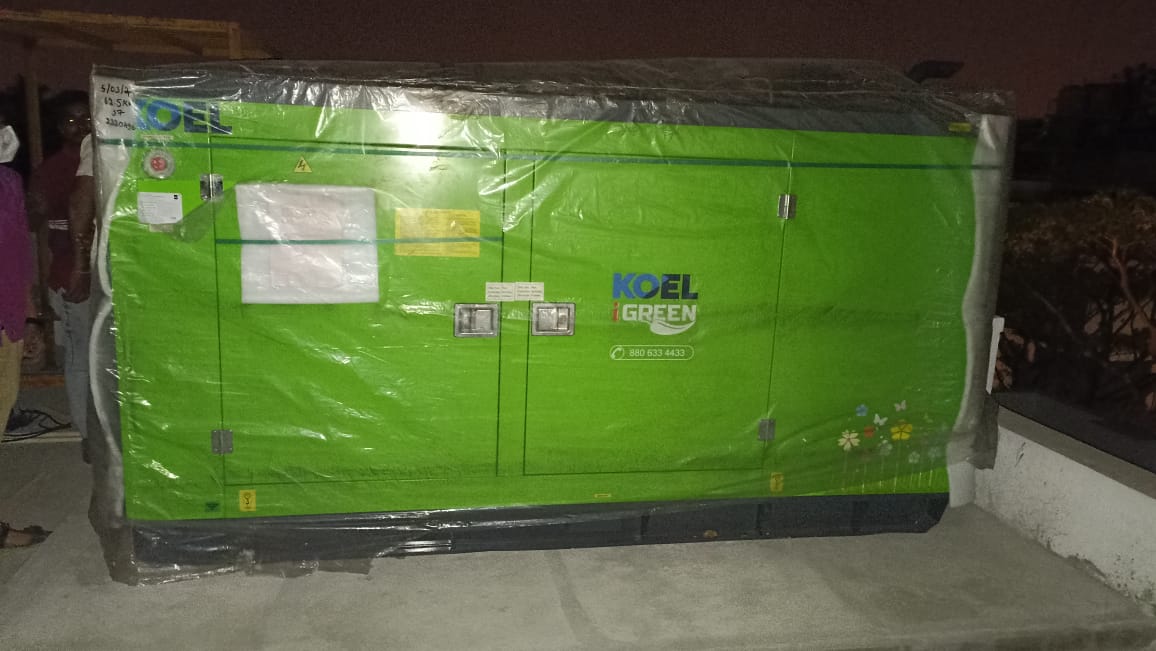 Revamp Power Solutions - Latest update - We have supplied KOEL Green 62.5kva dg set at Rajajinagar Bangalore