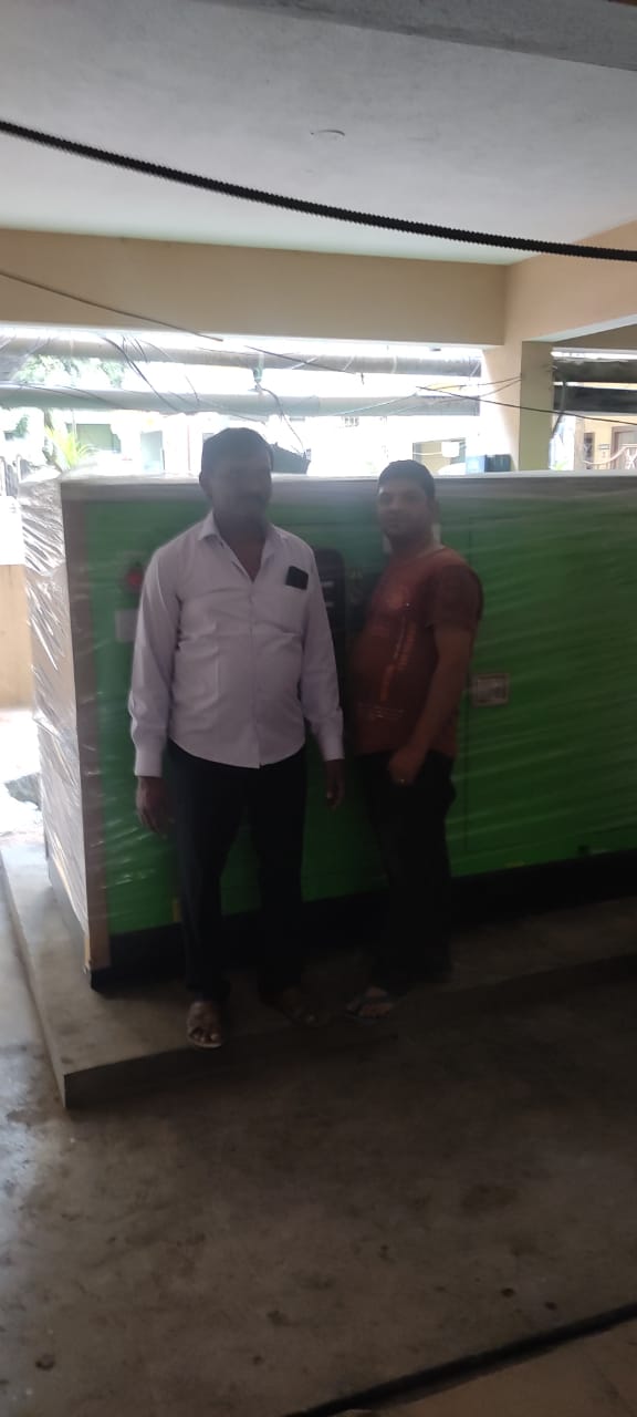 Revamp Power Solutions - Latest update - 30KVA Kirloskar Green DG Set installed at HBR Layout , Bangalore