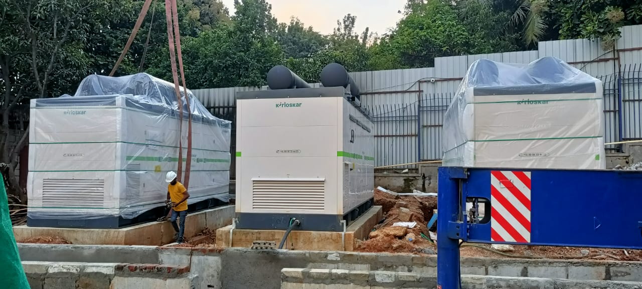 Revamp Power Solutions - Latest update - 500KVA DG Set installed at Peenya , Bangalore