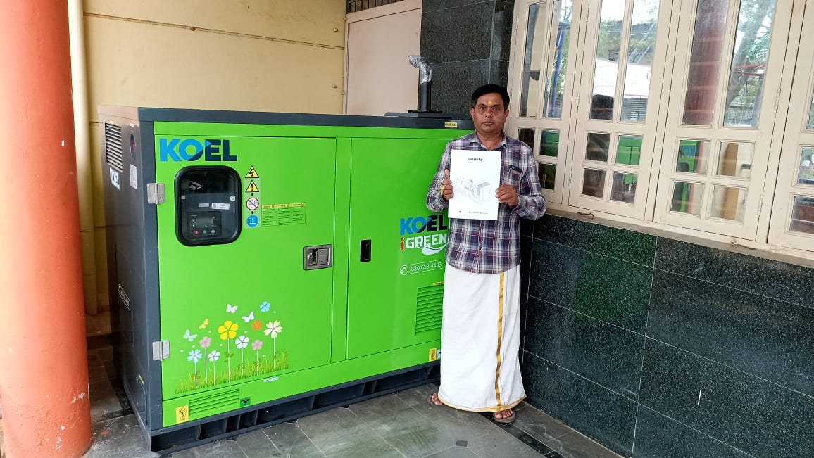 Revamp Power Solutions - Latest update - 15KVA DG Set installed at Jayanagar West Tumkur